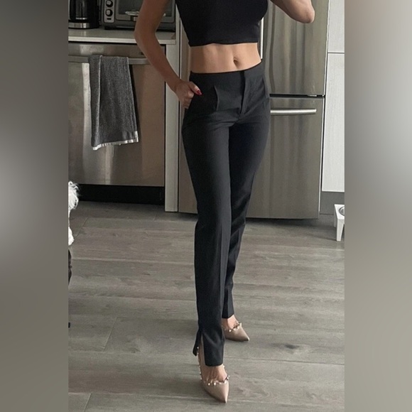 Balenciaga Black Slim Fit Pants size 36 - Picture 1 of 6